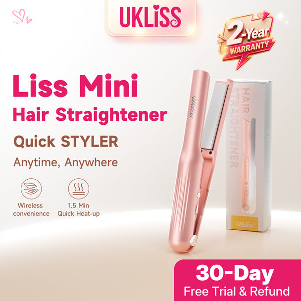 Ukliss MINI Cordless Hair Straightener — Pink