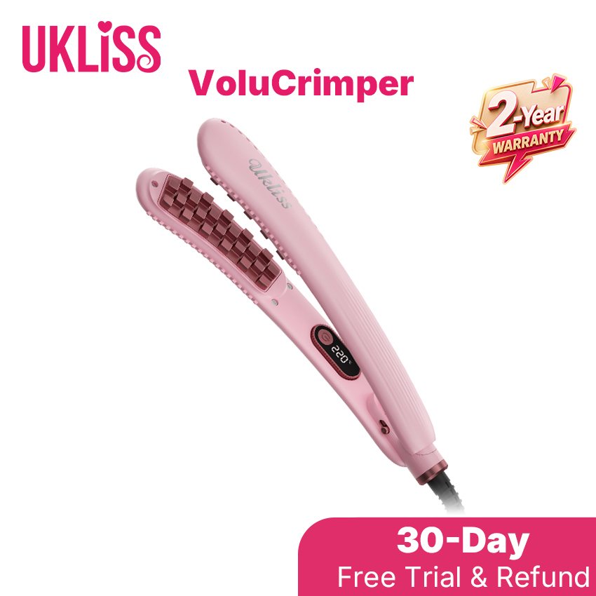 Ukliss Mini Hair Root Crimper — Pink
