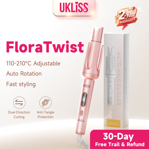 Ukliss Automatic Hair Curler — Pink