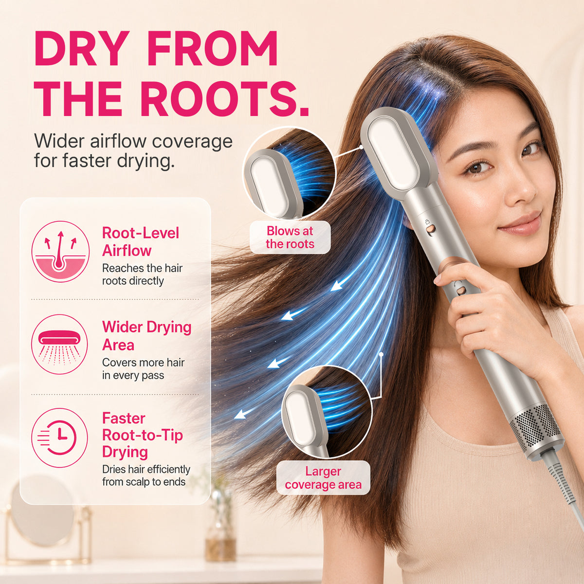 Ukliss 8 in 1 Multi-Styler — Champagne Gold
