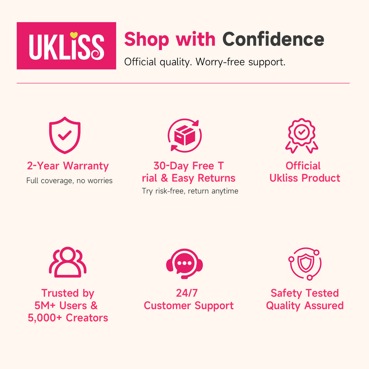 Ukliss Automatic Hair Curler — Champagne Gold