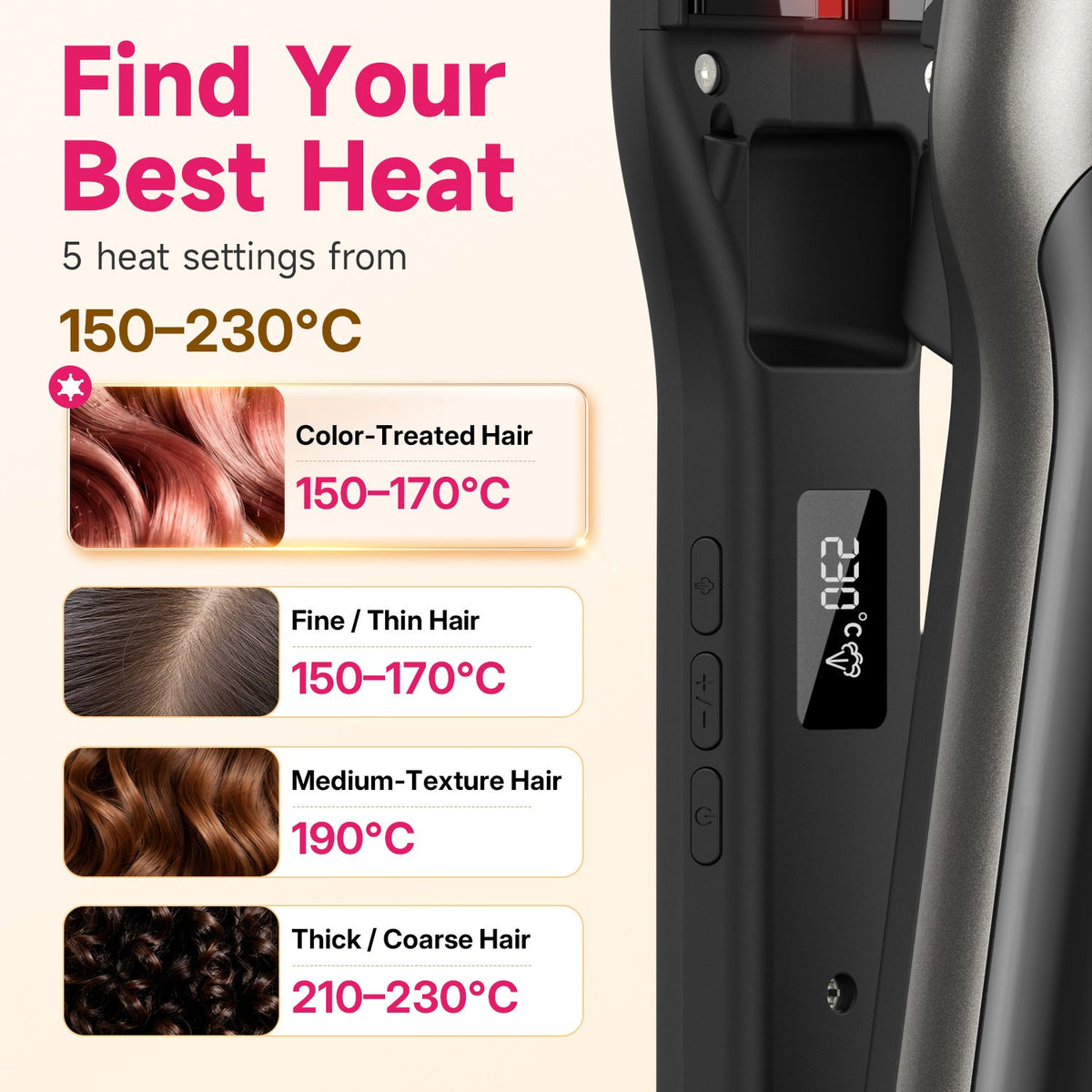 Ukliss LissVapor Steam Hair Straightener