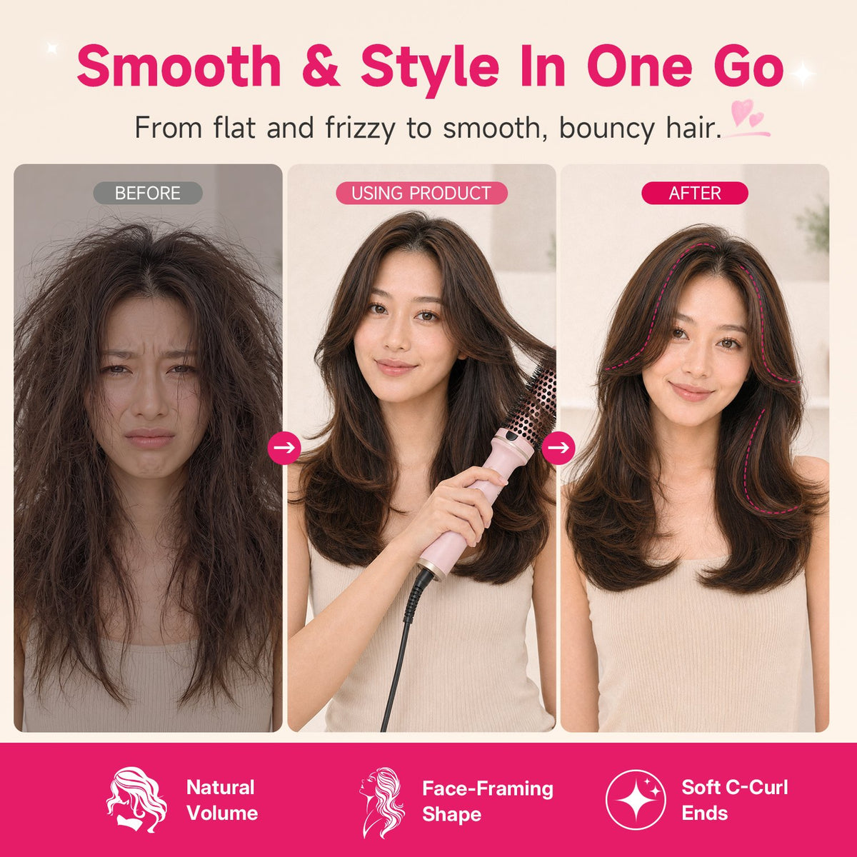 Ukliss Blowout Heated Round Brush