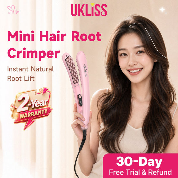 Ukliss Mini Hair Root Crimper — Pink